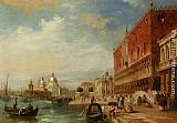 Edward Pritchett Santa Maria Della Salute from the Dodges Palace Venice painting